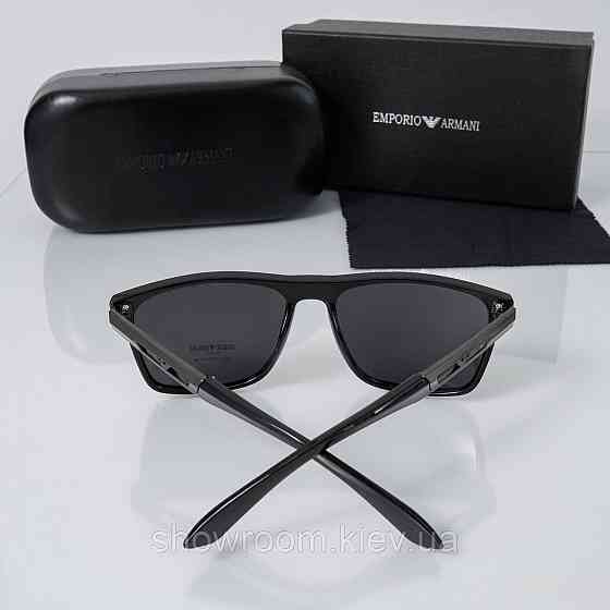 Чоловічі сонцезахисні окуляри Armani з поляризацією (0566) Київ