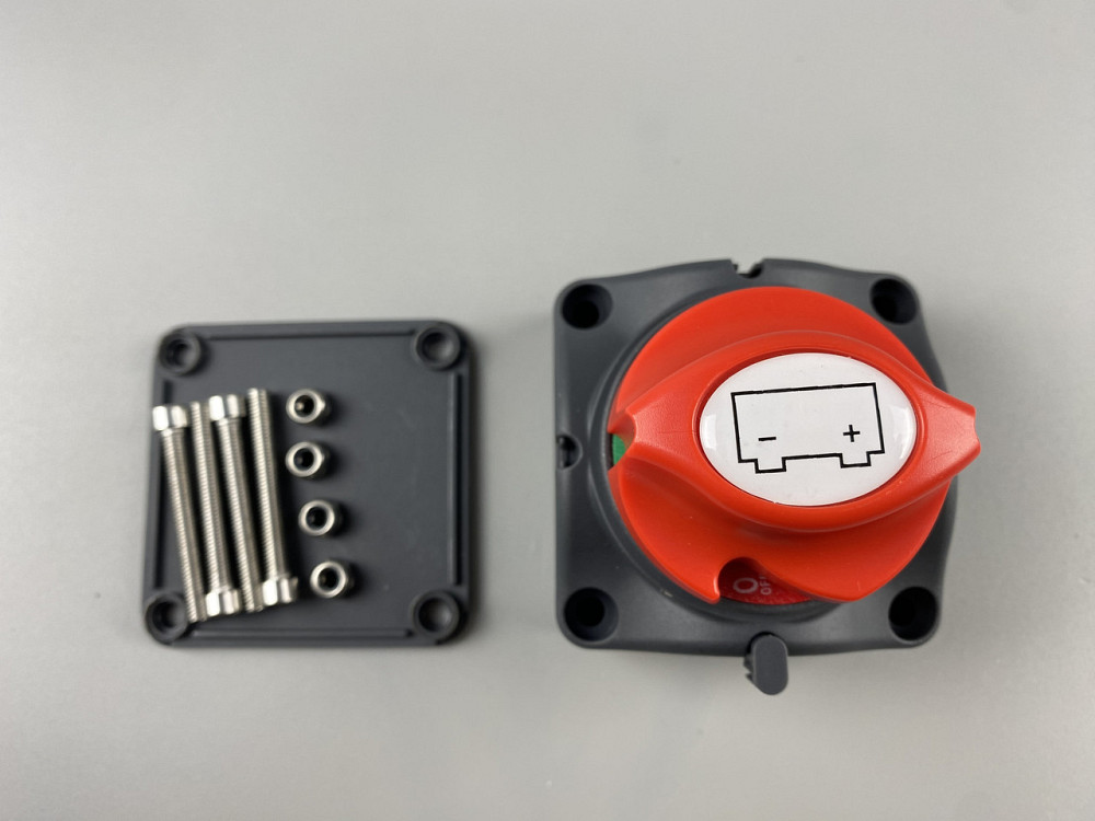 Вимикач маси універсальний механічний дистанційний 12/24 В (червона мідь) 300A Мукачево - фото 8