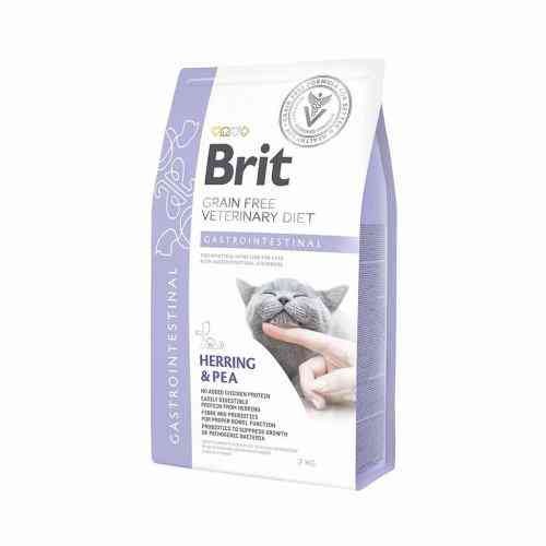 Корм сухой Brit Grain VetDiet Cat Gastrointestinal для кошек при нарушении пищеварения с сельдью лососем яйцом и горох Киев