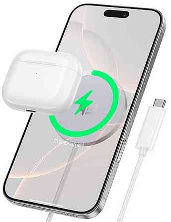Магнітна зарядка 25W HOCO CW63 Pro MagSafe Qi2 Харків