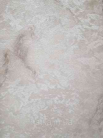 Шпалери вінілові на флізеліні гарячого тиснення DU&KA 1.06х10 вензель основа під штукатурку сірі коричневі Київ