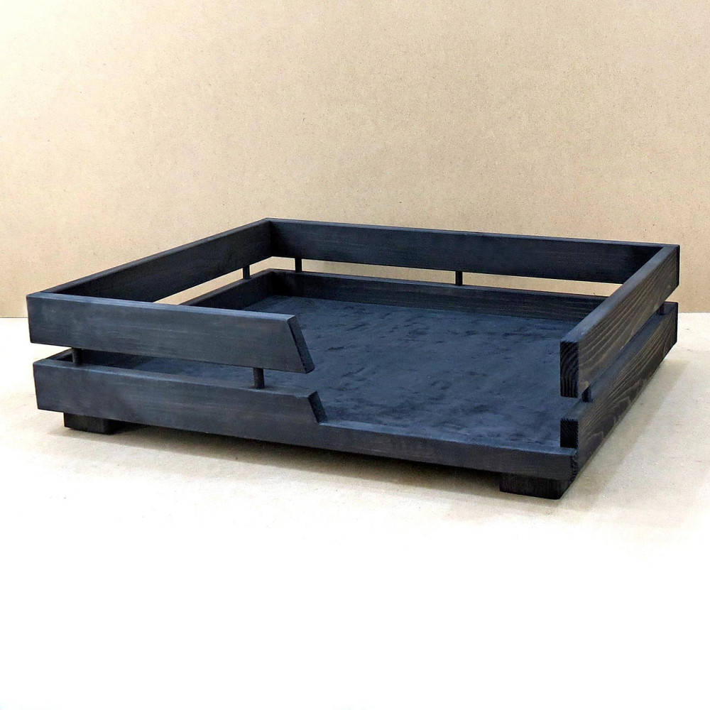 Лежак деревянный для собаки 