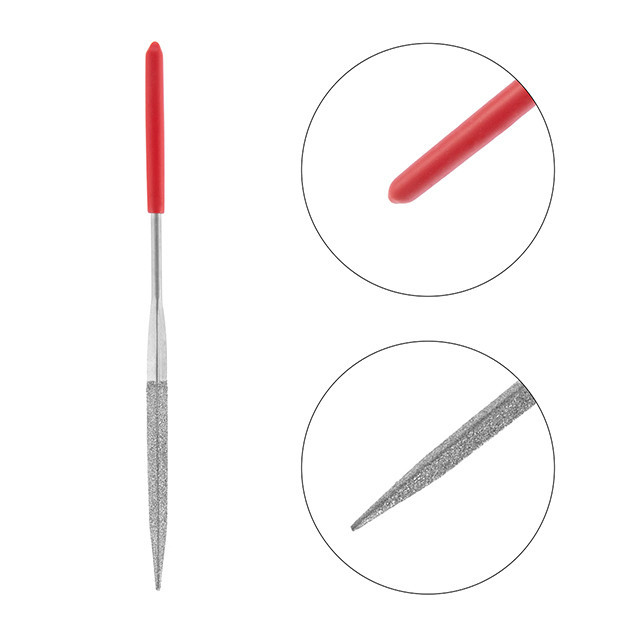 Набір алмазних надфілів, 10 шт., 140 мм INTERTOOL HT-3701 Київ - фото 4