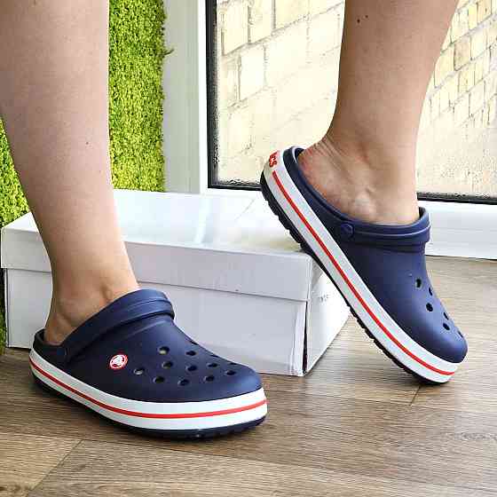 Жіночі Крокси Сині капці CROCS Шльопанці (розміри: 34,36) Дніпро