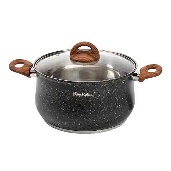 Yiwu Набір посуду для приготування із нержавіючої сталі 10 предметів чорний HP33530B Коломыя