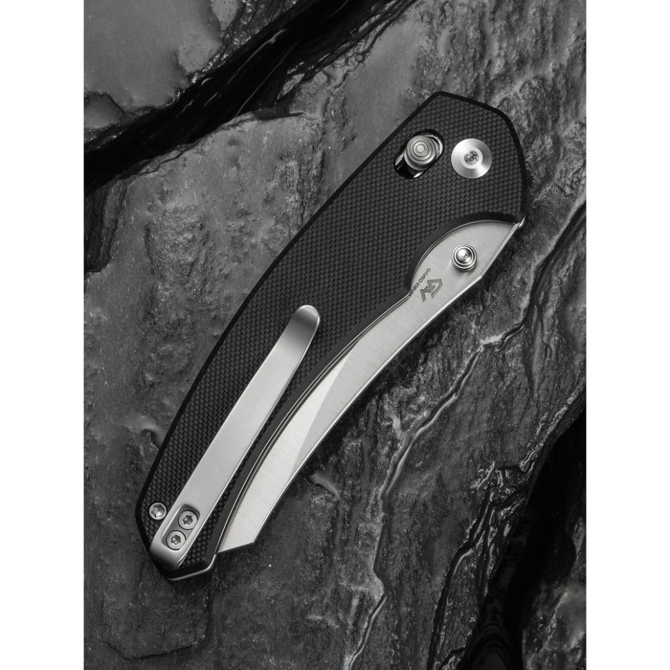 Ніж складаний туристичний Civivi Sixgill, (8.7 см) Nitro-V / G10 чорний Киев - изображение 14