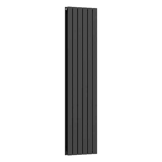 Вертикальний радіатор Largo Double 456х1800-6, anticor, чорний муар Київ