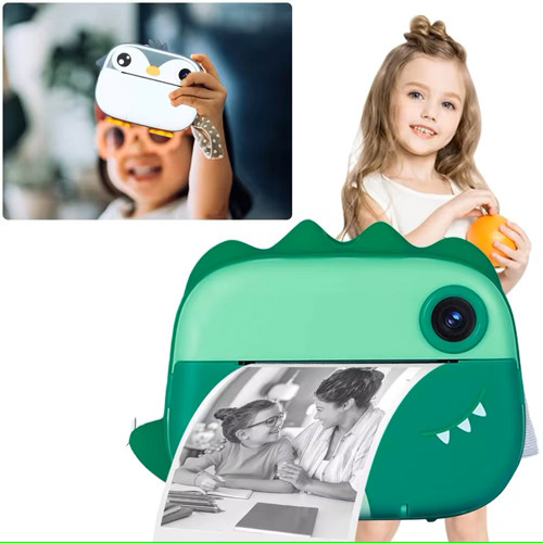Игрушка фотоаппарат для детей, Фотокамера с мгновенной печатью фото, Детская камера с печатью фото GA-47 Львов - изображение 2