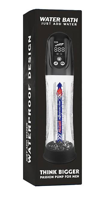 Водонепроницаемая, автоматическая вакуумная помпа с зарядкой от USB CANWIN Water Pump LCD, P412AU Sex Aura Киев - изображение 9