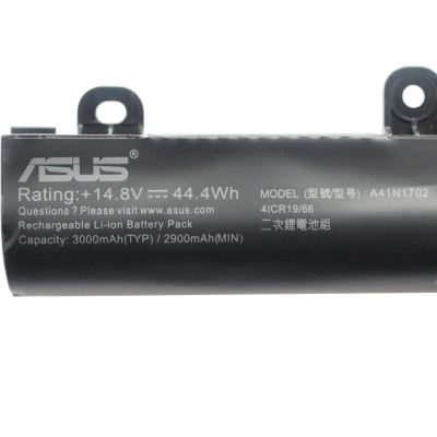 Акумулятор до ноутбука ASUS PU1440 A41N1702, 3000mAh (44.4Wh), 4cell, 14.8V, Li-ion (A47813) Вінниця - фото 2