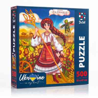 Пазл De.tail Украиночка с трезубцем 500 элементов (DT500-08) Винница