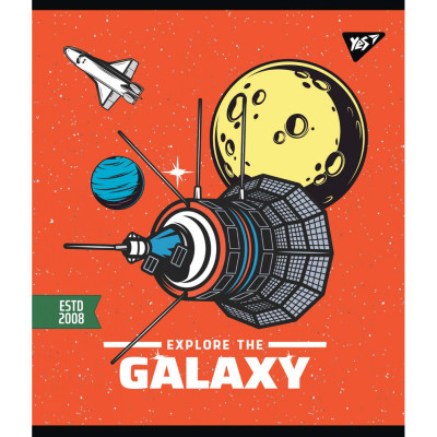 Зошит Yes А5 Galaxy Exploring 12 аркушів лінія (765165) Вінниця - фото 3