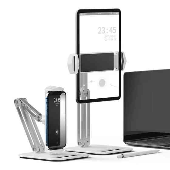 Подставка для смартфона с беспроводной зарядкой 15W док-станция для смартфона, часов наушников C11_deep_blue Каменец-Подольский