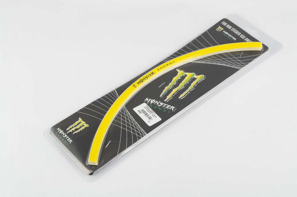 Наклейка на колесо 17 (желтая, светоотражающая) Мукачево - изображение 1