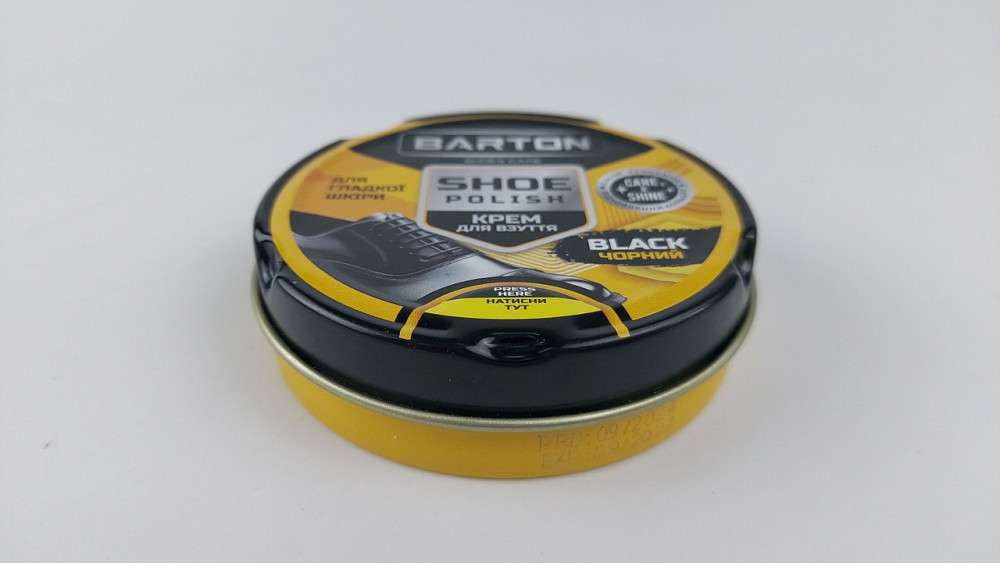 Крем для взуття ж/б чорний, ТМ Barton, 50 мл (1 шт.) Харків - фото 2