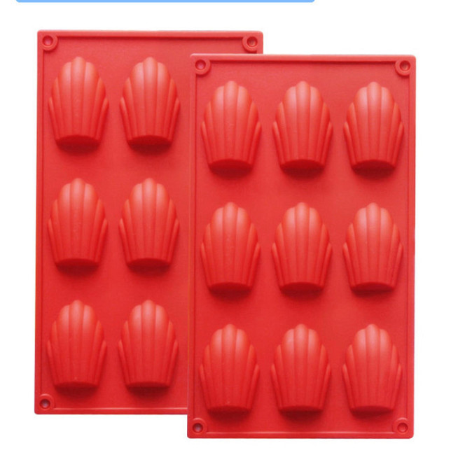 ФОРМА СИЛІКОНОВА ФОРМА НА 9 ВИРОБІВ МАДЛЕН 30 Х 17 Х 3 СМ (ШТ) 0098 ABA-OPT Одеса - фото 1