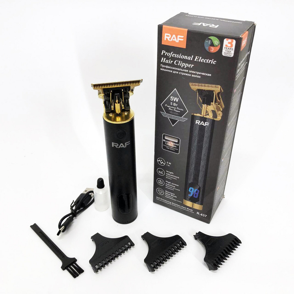 Професійний бездротовий тример, Перукарські машинки професійні, Машинка для стрижки волосся електрична RO-94 Львів - фото 15