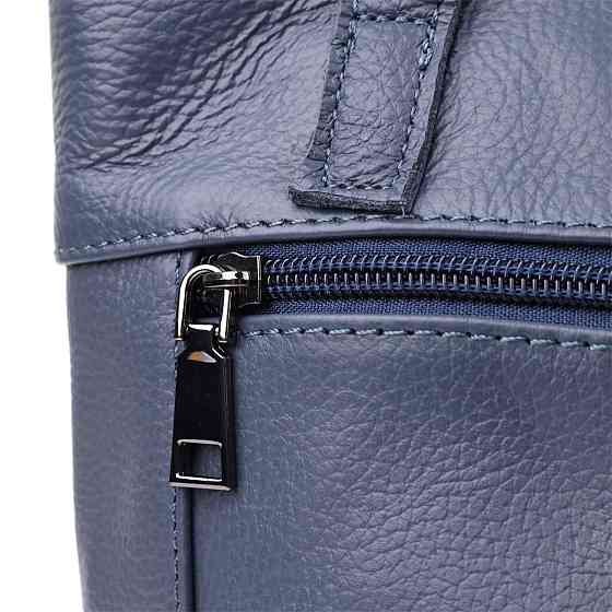 Красивая женская сумка из натуральной кожи Vintage 22995 Синий Киев