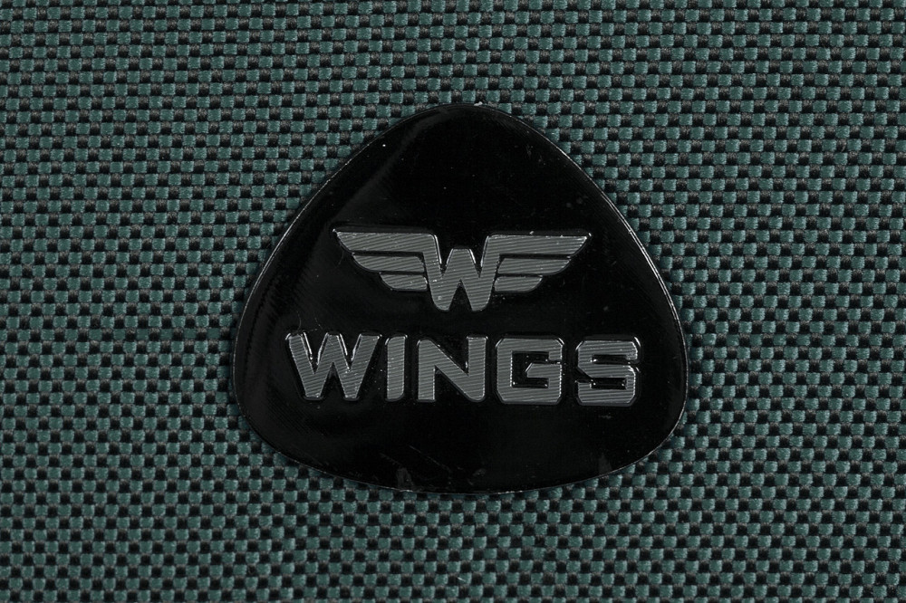 Валіза тканинна WINGS 6802 велика 75 см зелена 4 колеса Київ - фото 3