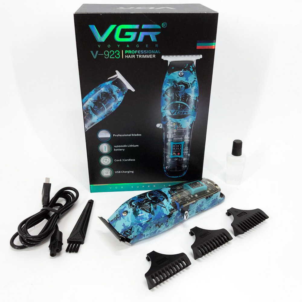 Модний машинка для стрижки волосся VGR, Гострі професійні машинки для стрижки волосся WM-96 Івано-Франківськ - фото 9