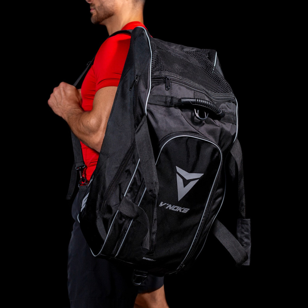 Спортивная сумка-рюкзак V`Noks PRO черная 45 литров для тренировок и спортзала Киев - изображение 10
