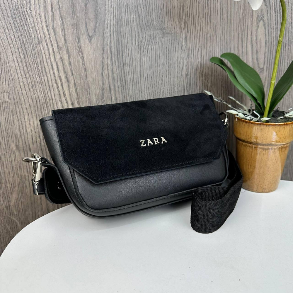 Маленька жіноча сумочка клатч замшева стиль Зара, міні сумка на плече Zara ( 22172 ) Харьков - изображение 5