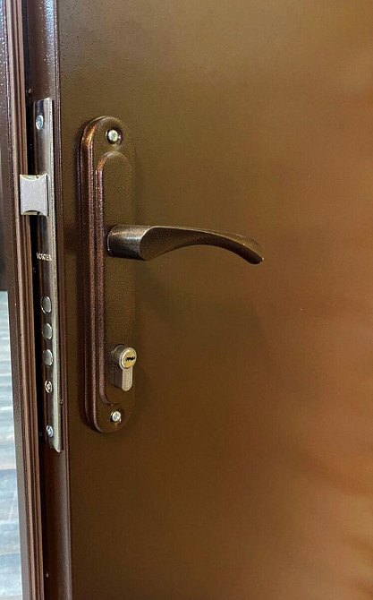 Двери металлические технические в наличии полуторные, Redfort Ral 8017 Киев - изображение 3