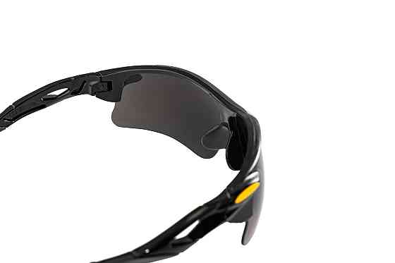 MASTERTOOL Окуляри відкриті MASTERTOOL SPORTLINE BLUE MIRROR панорамна лінза напівоправа протик Коломия