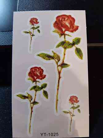 Татуровка "Розы" - 9,5*6см Київ