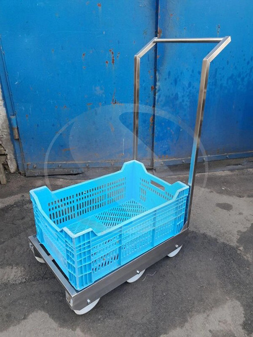 Візок для євро ящиків з ручкою Київ - фото 5