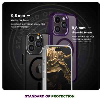 Чохол до мобільного телефона Armorstandart Unit MagCase Apple iPhone 17 Pro Max Matte Clear (ARM86299) Вінниця