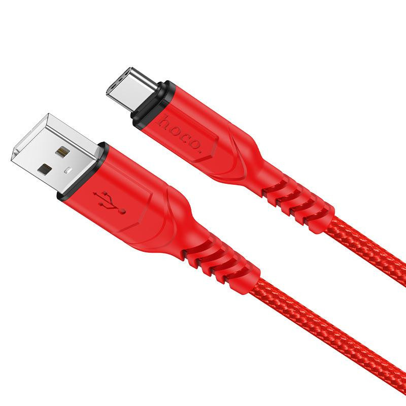Кабель HOCO X59 USB - Type-C 3A, 1м, червоний Київ - фото 4