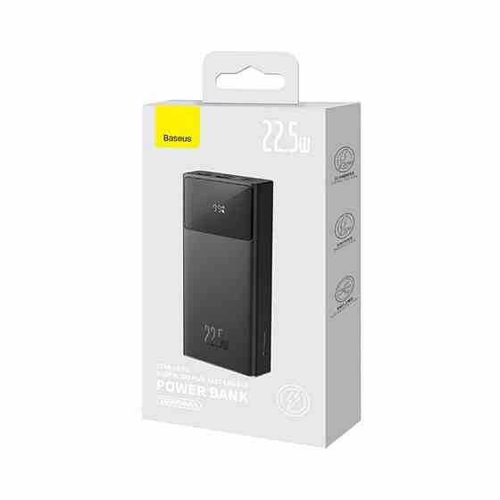 Зовнішній акумулятор Baseus Star-Lord Digital Display Fast Charge Power Bank 20000mAh 22.5W Black Киев
