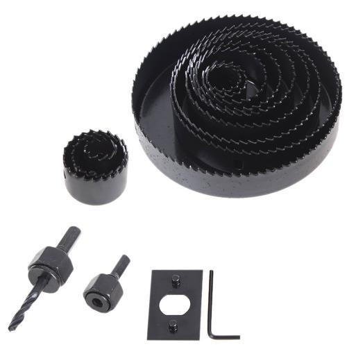 Набір корончастих фрез по дереву 16 предм (19,22,28,32,38,44,54,64,76,89,102,127мм) Alloid Одеса - фото 5