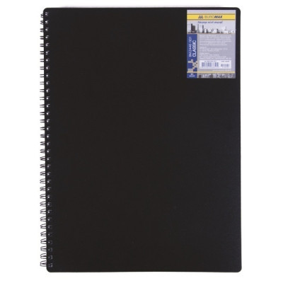 Блокнот Buromax spiral side, А6, 80sheets, CLASSIC, square, black (BM.2589-001) Винница - изображение 1