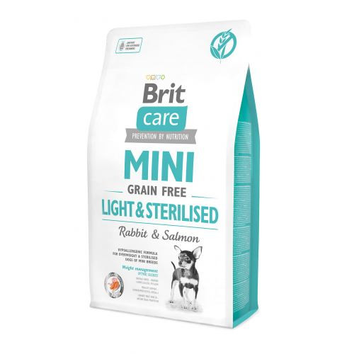 Корм сухой Brit Care Grain Free Mini Light and Sterilised для взрослых собак мелких пород с лишним весом или стерилизованных Киев - изображение 1