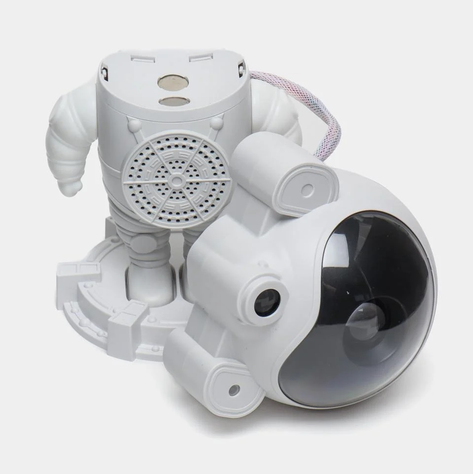 Ночник-проектор зоряного неба Астронавт 24см з пультом та Bluetooth колонкою (Білий) Київ - фото 9