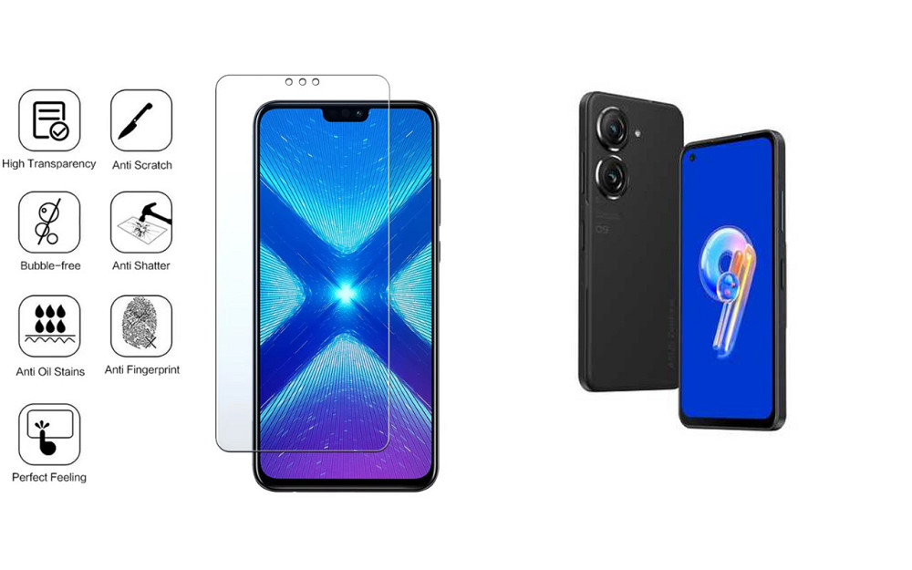 Защитное стекло NeoGlass для Asus Zenfone 9 – ультрапрозрачное и устойчивое Киев - изображение 4