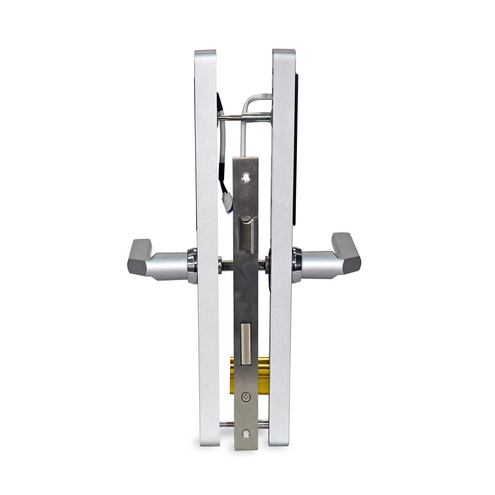 Замок біометричний автономний Trinix TRL-5105BTF Silver Right з Bluetooth, зчитувачем відбитків пальців і карт Mifare (65-00019) Киев - изображение 4