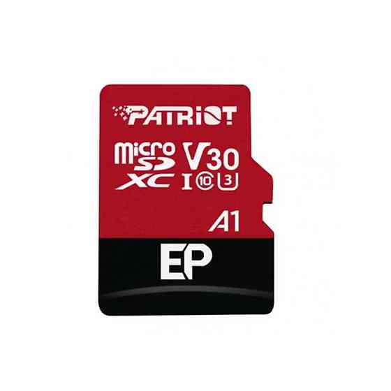 microSDXC (UHS-1 U3) Patriot EP Series 1Тb class 10 V30 (R-100MB/s, W-80MB/s) (adapter SD) Київ