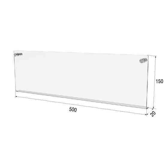 Полиця EKOSTAR настінна 500х150 Київ