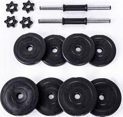 Гантели разборные битумные Bestif BH015, 2 х 7,5 кг Киев - изображение 2