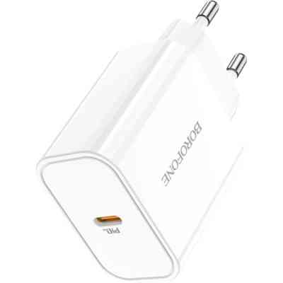 Зарядное устройство BOROFONE BA57A USB-C PD20W white (6931474745538) Винница