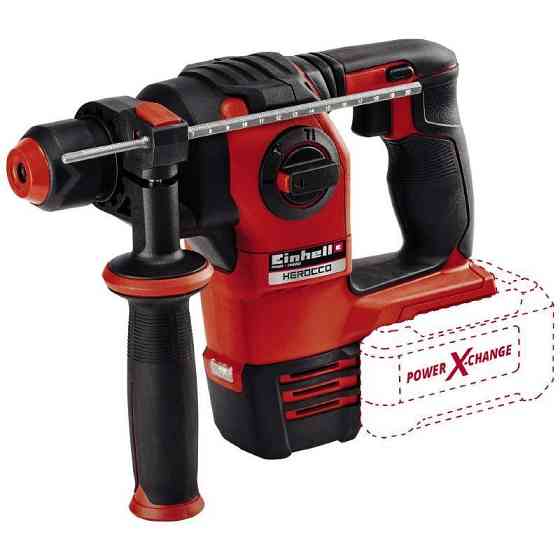 Мощный бочковый перфоратор Einhell HEROCCO-Solo New: 18V (акум 2.5 ампера и зарядка) Киев