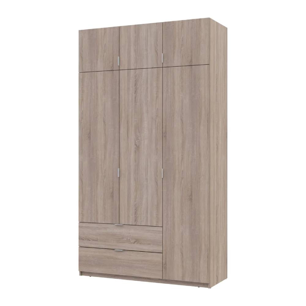 Шкаф для одежды Doros Лукас Дуб Сонома 3ДСП 135х50х240 DRS-011655 (80737803) Днепр - изображение 1