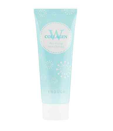 Пінка для вмивання W Collagen Pure Shining Foam Cleansing Enough 100 мл Київ