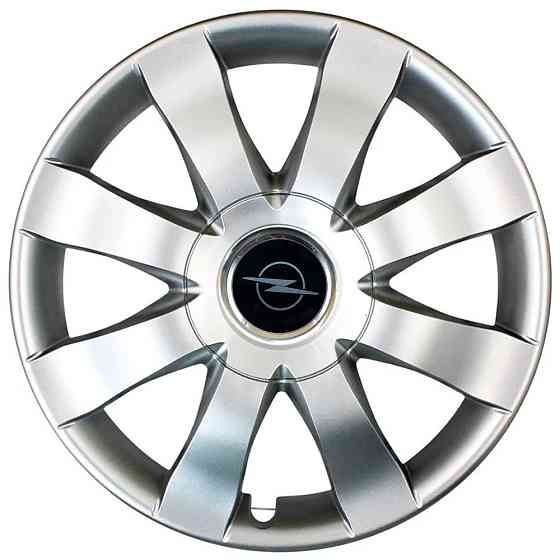 Автомобільні модельні ковпаки R15 Opel NEW 323 4шт, SJS, сріблясті Київ