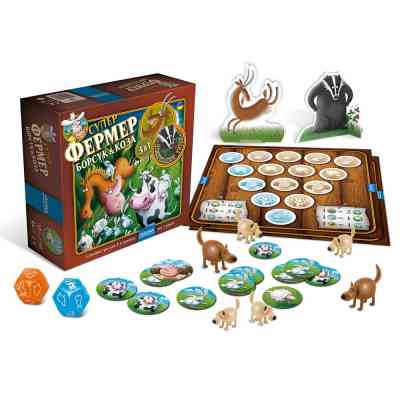 Настольная игра Granna Суперфермер 3 в 1 (84085) Винница