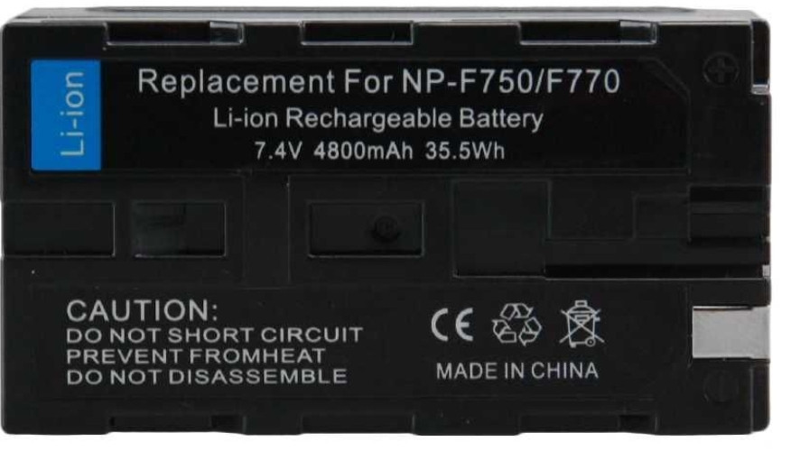 Аккумуляторная Батарея: для Sony NP- F750 /NP- F770 - 4800mAh. Киев - изображение 3