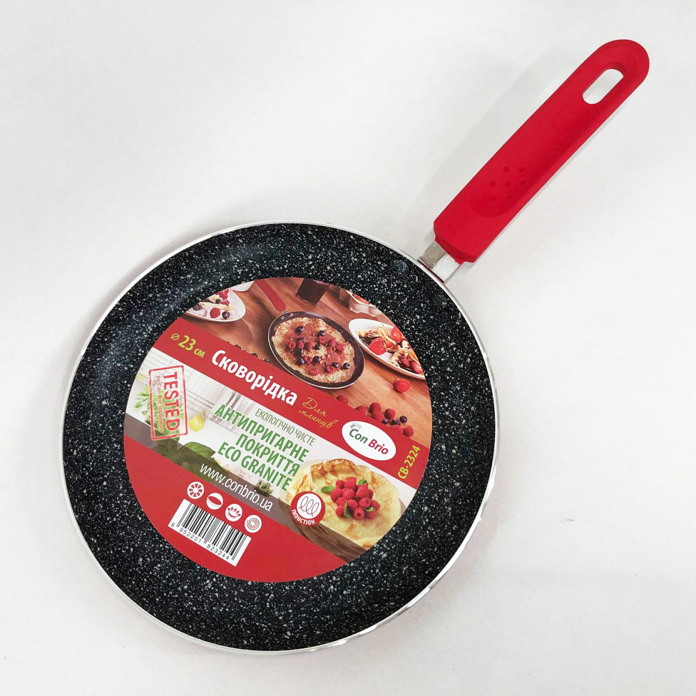 Сковорода с антипригарным покрытием внутренней поверхности, Блинная сковорода для легкой жарки OD-90 Львов - изображение 9